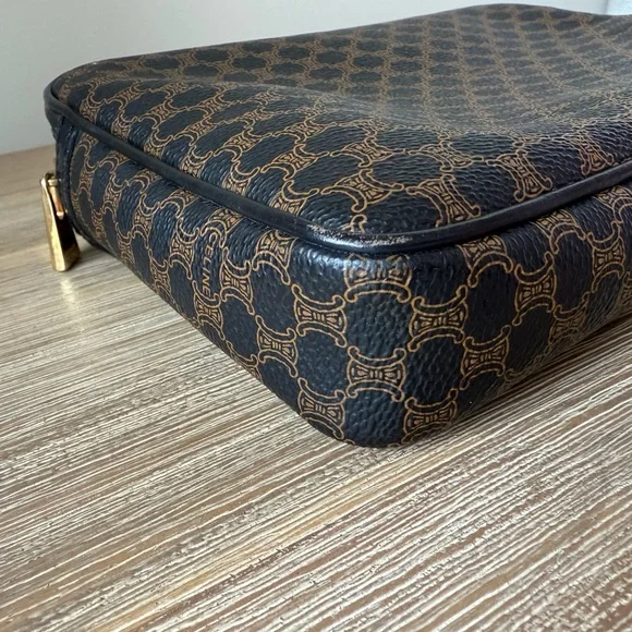 Celine Black and Brown Toiletry Bag - Picture 6 of 10